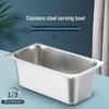 201 Stainless Steel 1/3 Gastronorm Food Pan, 15cm Deep