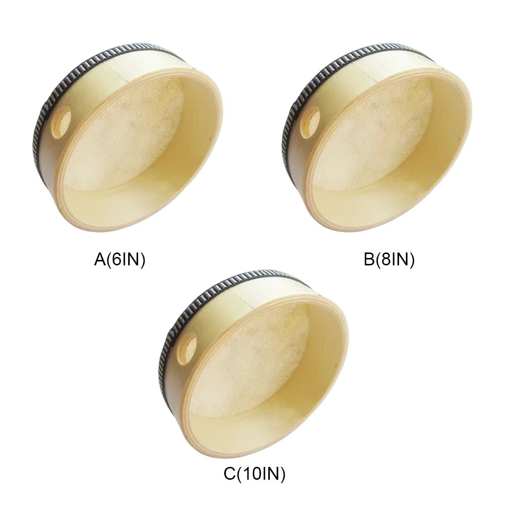 Drum Traditional Head Musical Instrument Smooth Kids Beginner Wood Tambourines Professional Sweet Gift Tambourine