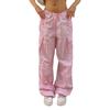 Pantaloni Cargo Stile Streetwear da Donna, Pantaloni Sportivi Asciugatura Rapida, Tasche Grandi, Moda di Strada