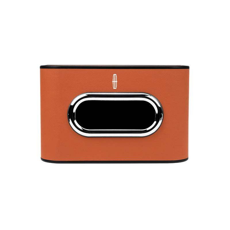 Lincoln Car Tissue Box for Adventure MKC, Aviator, MKZ, Nautilus - Armrest & Seat Back Pull-out Design