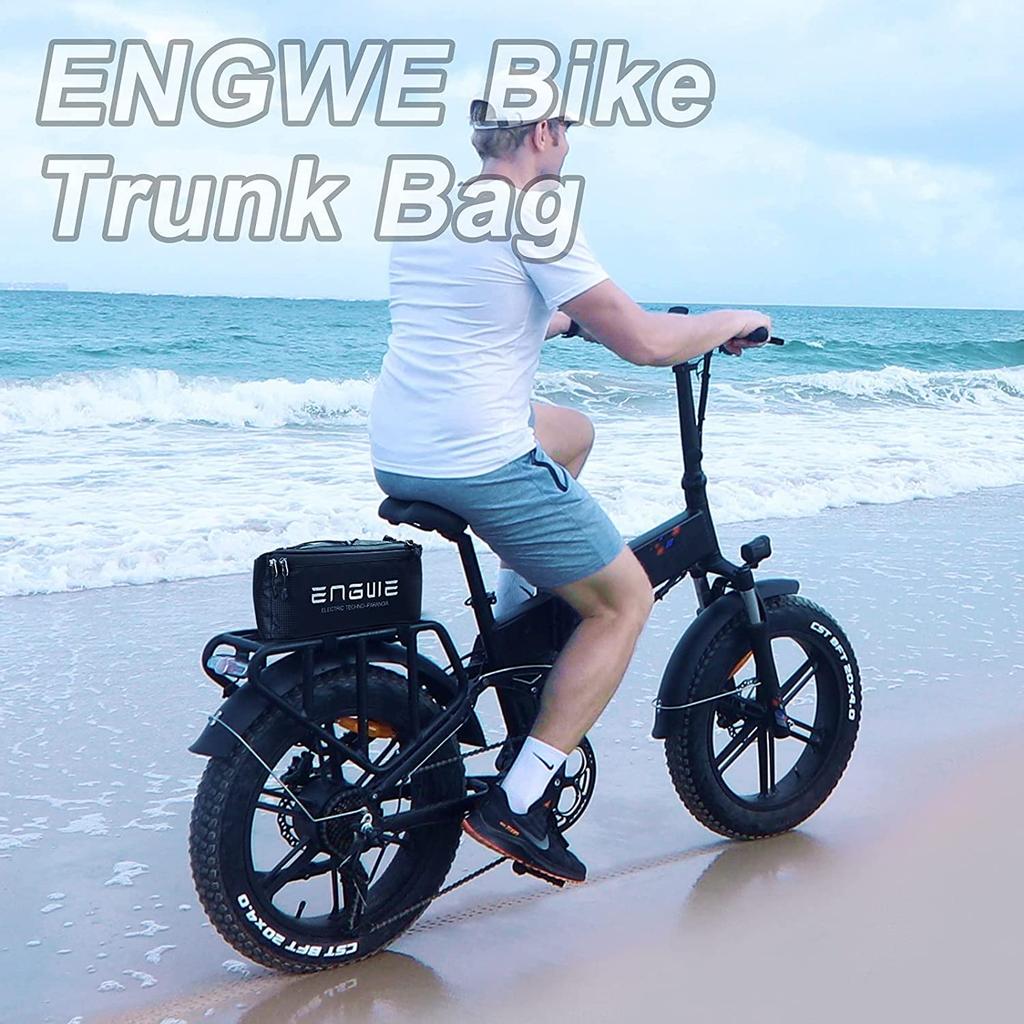 Engwe Bicycle Storage Bag – Waterproof, Lightweight & Portable, 29.5 × 16.5 × 12 Cm, Black