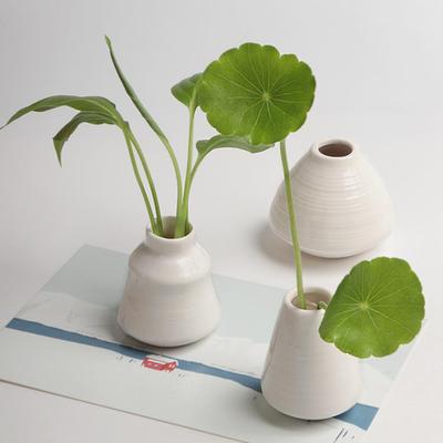 Mini keramická váza magnet na lednici Domov Kancelář Kuchyň Skříňka Lednice 3D Miniaturní Květina