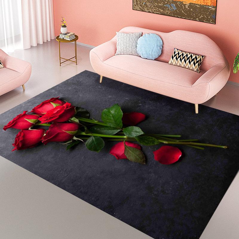 Carpet Living Room Rug Bedroom Rug Children's Area Rug Household Soft Sofa Floor Tape Living Room Rug Fluffy Rug