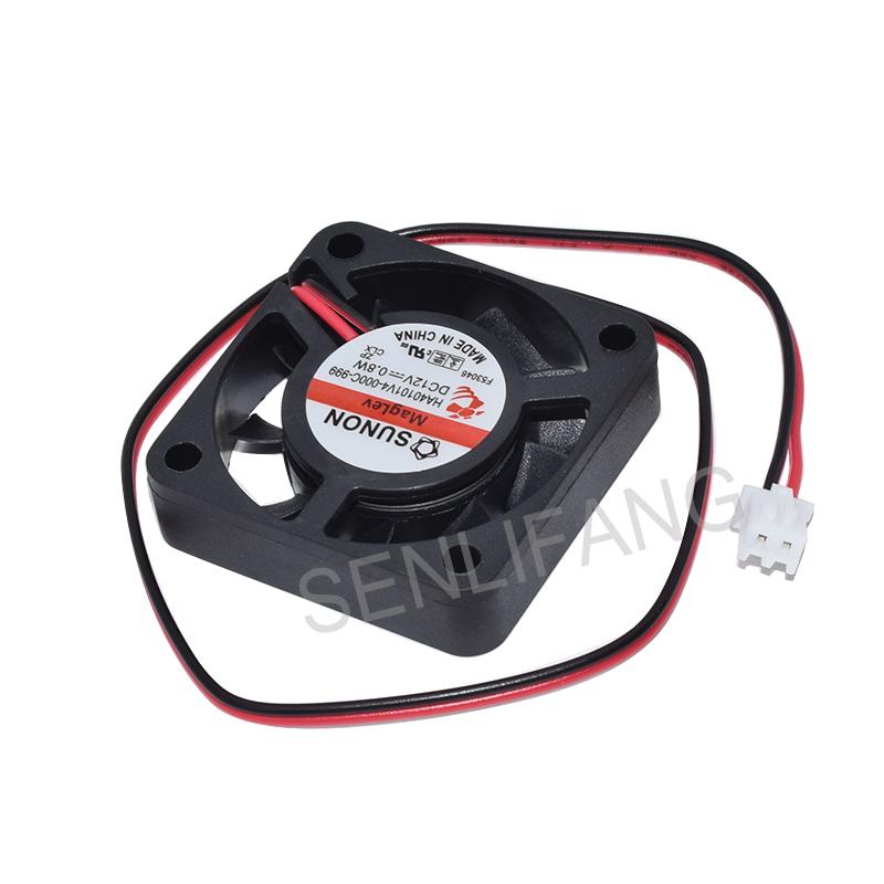 Brand New Cooler For Sunon HA40101V4-000C-999 DC12V 0.8W 2-Wire Cooling Fan HA40101V4-000C-999 чёрный