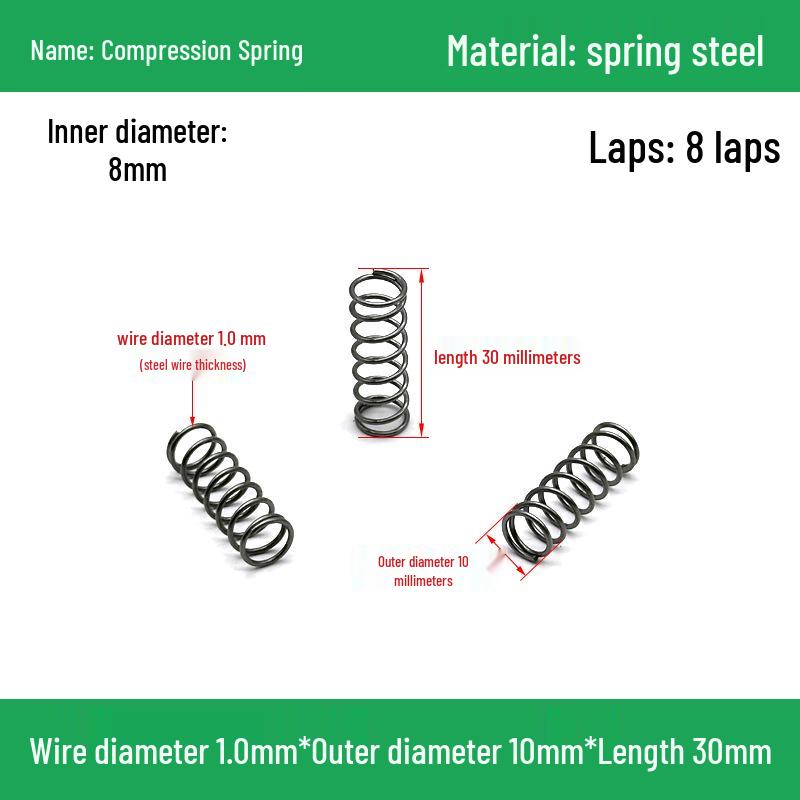 Heavy Duty Y-Type Compression Spring Shock Absorber, 1.0mm Wire Diameter, Outer Diameter 5-20mm.