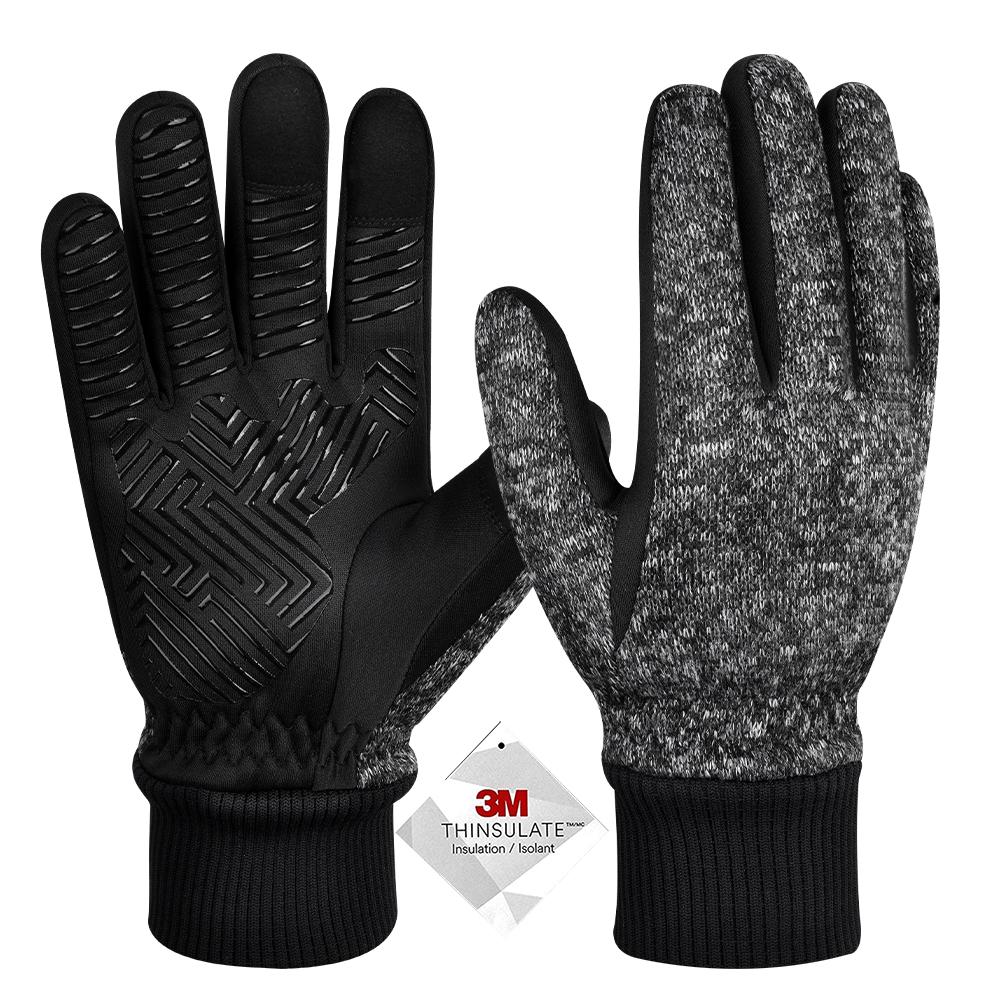 Winter Gloves -10℃ 3M Thinsulate Thermal Gloves Coldproof Warm Running Gloves Touchscreen Road Bike Cycling Gloves for Men Women