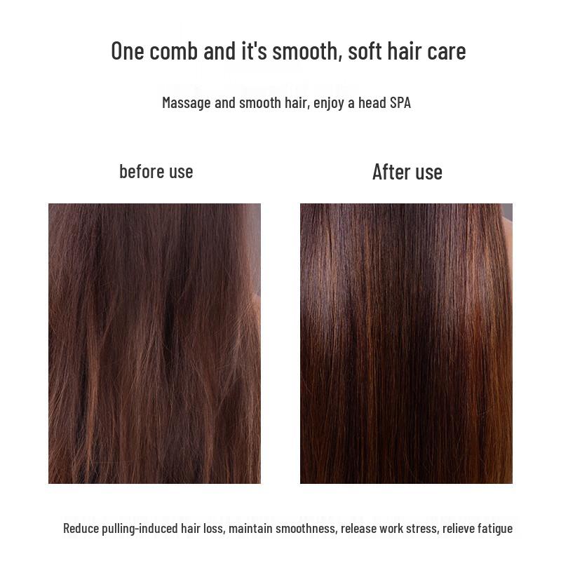 KRRAMEL Kartáč na mokré a suché vlasy se štětinami z kančích vlasů