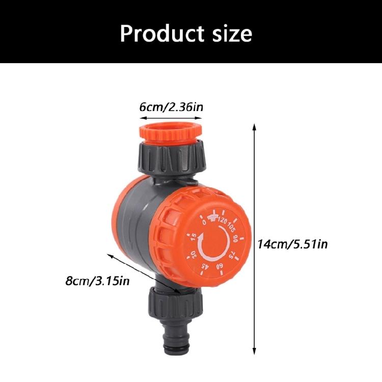 Timer per Irrigatore Programmabile per Tubo da Giardino con Attacchi in Ottone e Uscita, Timer Acqua per Tubo da Giardino con Ritardo Pioggia