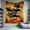 Dragon Ball Super Wall Tapestry Aesthetic Wall Hanging Printed Fabric Blanket Decorative Tapestries For Bedroom Living Room Home Decor