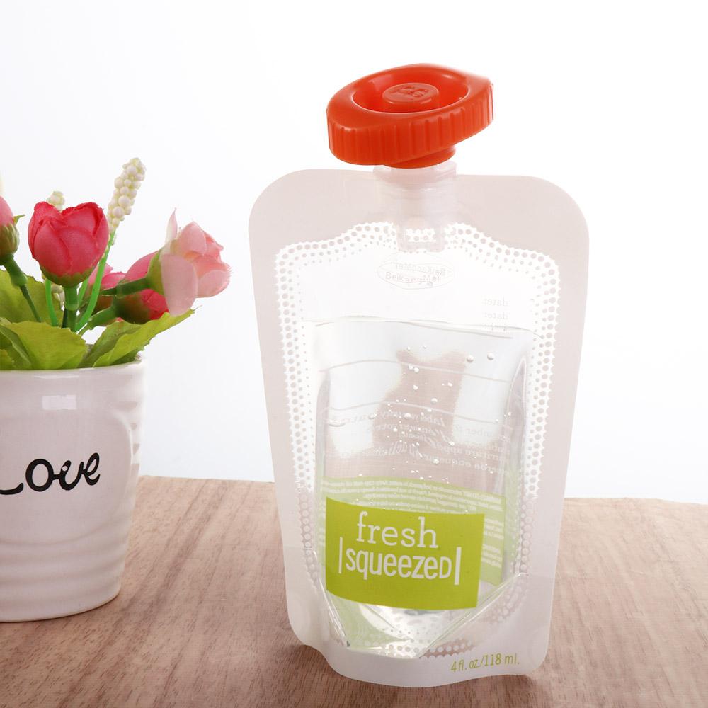 Plastic for Baby Weaning Food Squeeze Storage Bag Food Packaging Bag Food Pouches Juice Bag