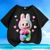 Children's Fashionable Pure Cotton Top, Cute Loose T-shirts for Boys and Girls  Summer