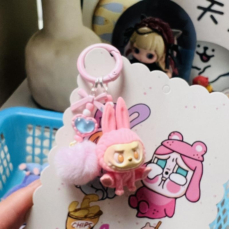 Mobile Phone Lanyard Keychain Cute Doll DIY Cartoon Cute Bag Pendant