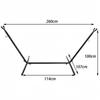 Outdoor Camping Hammock Frame Detachable Easy To Carry Reinforcement Stabilization Iron Floor Bracket Indoor Outdoor Furniture