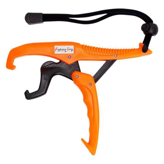 2Pcs Floating Fish Lip Gripper Set Ergonomic Handle Safety Locking Mechanism Non-Puncture Fish Control Pliers Tools with Lanyard