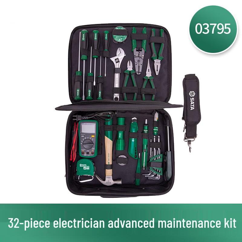 SATA 32-Piece Electrician s Advanced Repair Tool Set
