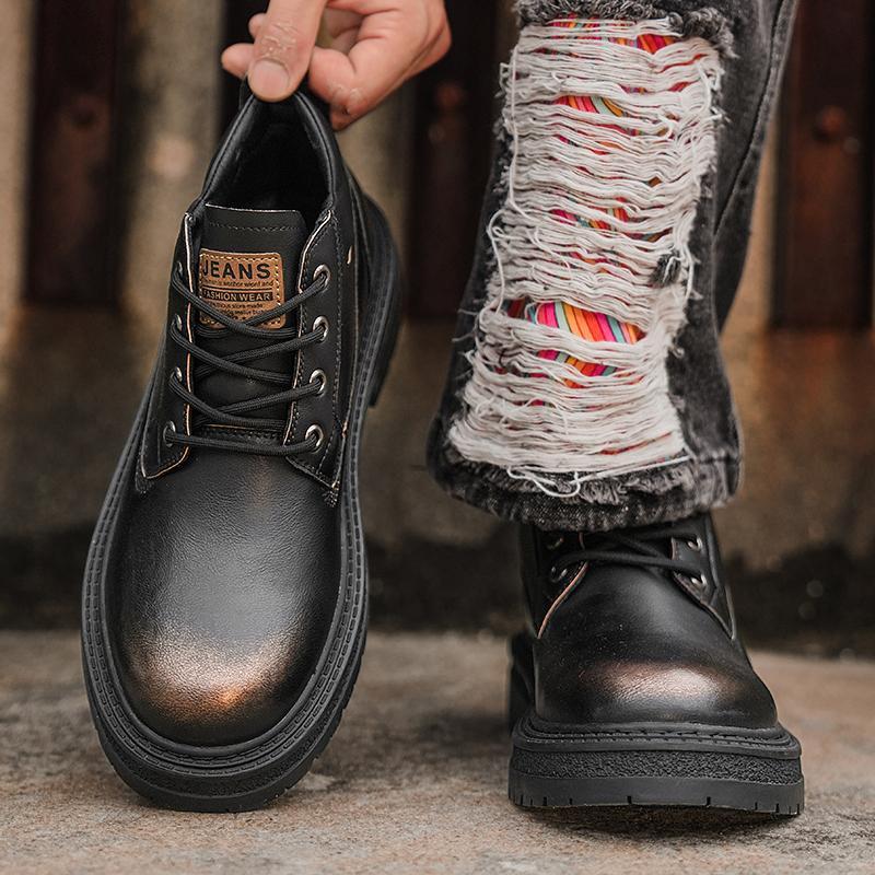 Zapatos de vestir para hombre, tendencia de personalidad, zapatos de boda de cuero Paty, zapatos planos de cuero Oxfords para hombre, zapatos formales