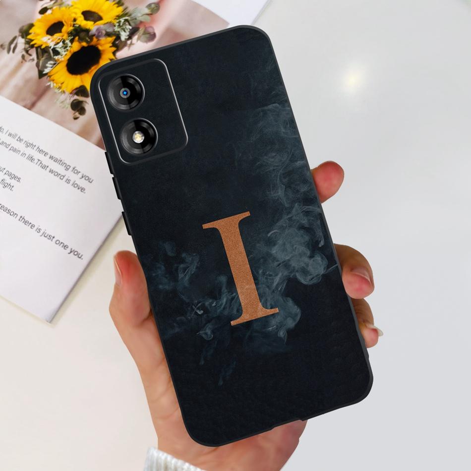 For Motorola Moto E13 Case MOTO E13 E 13 4G Cute Letter Soft Silicon TPU Slim Phone Back Cover