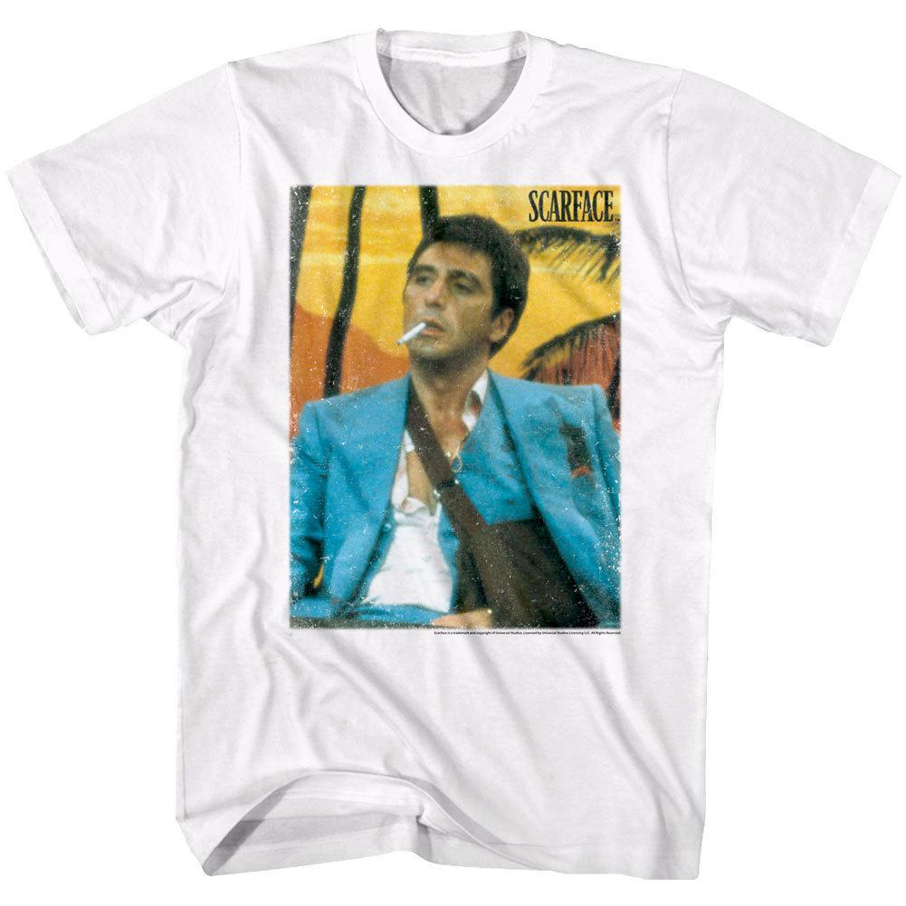 Scarface Tony Montana Smoking Sling Mens T Shirt Cockroach Pacino Gangster Movie XXXXL