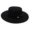 Nyugati Cowboy Kalap Szélvédő Kötél Jazz Kalap Velúr Vintage Felsőkallap Filc Kalap Gyapjú Kalap Férfiaknak és Nőknek