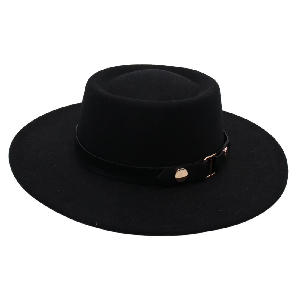 Nyugati Cowboy Kalap Szélvédő Kötél Jazz Kalap Velúr Vintage Felsőkallap Filc Kalap Gyapjú Kalap Férfiaknak és Nőknek