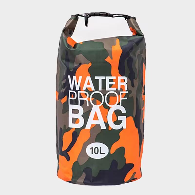 Outdoor Camouflage Waterproof Cycling Bag - Multifunctional Barrel Design with Single and Double Shoulder Straps