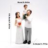 Nordic Style Creative Resin Family Figurines – Couple and Child Home Decor Ornament, Happy Family Sculpture Gift