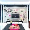 3D Acrylic Wall Decal Easy to Apply Floral Vine Wall Sticker Botanical Vine Decal Removable Home Decor Peel and Stick