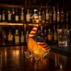 Bar Cabinet Display Piece Goose Shaped Whiskey Decanter, 3D Animal Glass Bottle with Stopper, Transparent Amber Novelty Wine Dispenser for Home