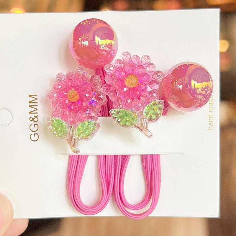 

2 шт., симпатичные мультяшные резинки для волос с изображением лебедя из ячменя, детские аксессуары для волос принцессы, детские резинки для волос, головные уборы для малышей