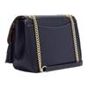 New COACH Klare Fabric With Leather Shoulder Bag, Crossbody Bag Small Women's Dark Blue CH209-IMEFH
