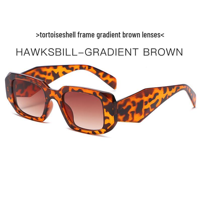 Trendy Women's Retro Round Frame Anti-UV Sunglasses