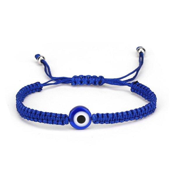 Lucky Eye Blue Evil Eye Charms Armband Rote Schnur Faden Seil Paar Freundschaftsarmband Frauen Männer Handgemachter Wunschschmuck Geschenk