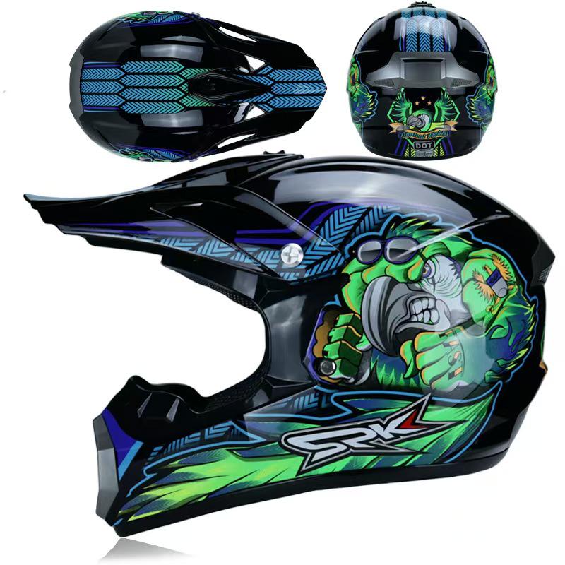 Men's Full Face All-Season Off-Road Helmet for Electric Vehicles and Mountain Bikes