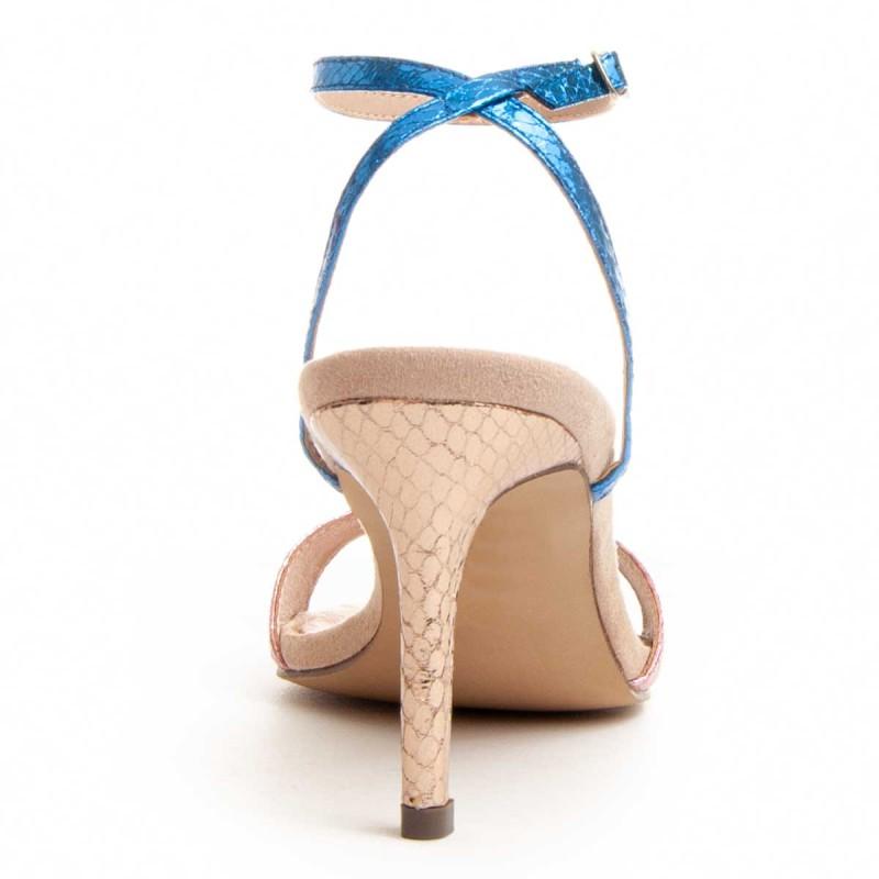 Sandalia Con Tacón Para Mujer.  Montevita  Sanndal10  88471