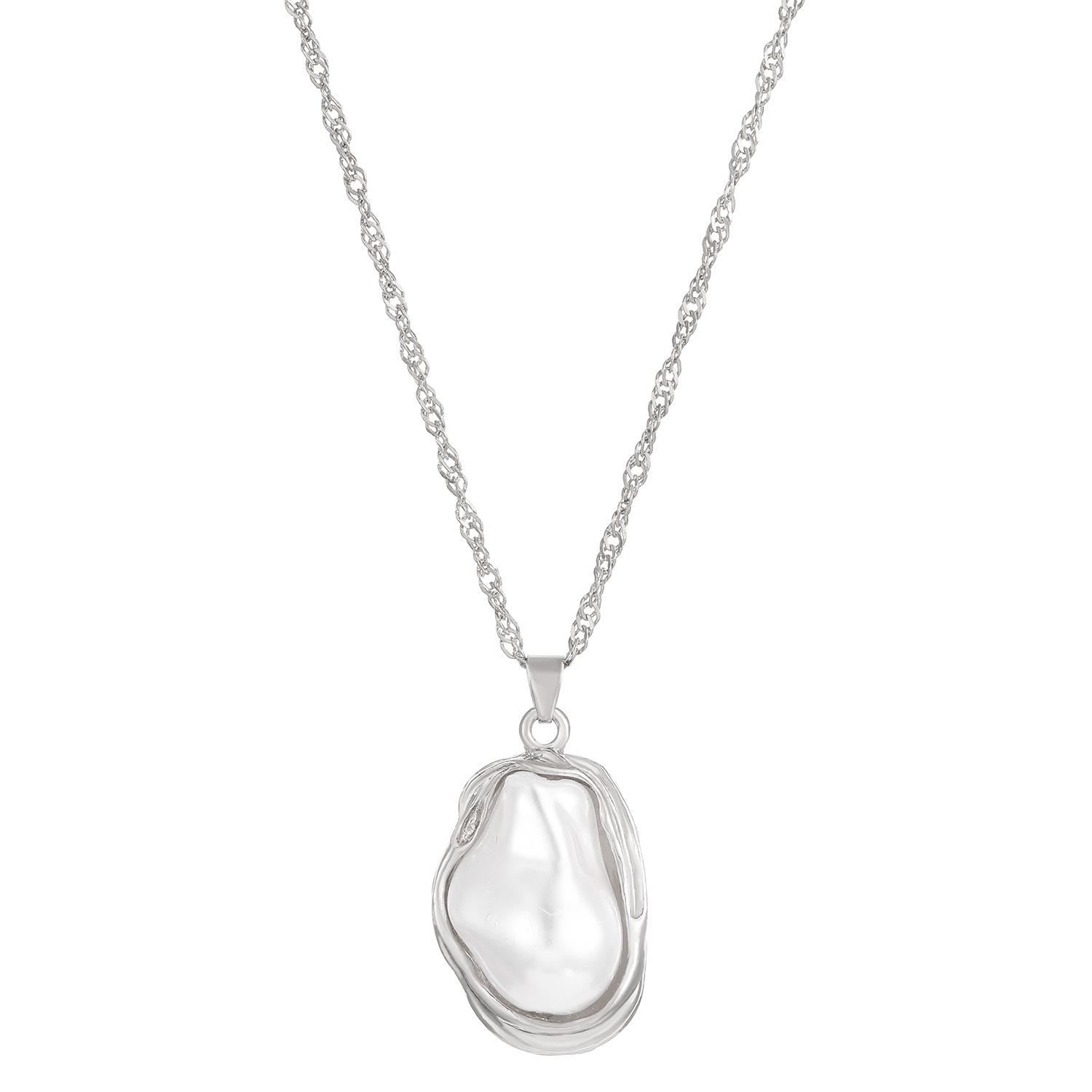 

Набор украшений из барочного жемчуга: Ожерелье, Серьги, Кольцо, Браслет, Чокер для Женщин