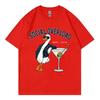 Social Overload Funny Goose Meme T-shirts High Street Fashion Trend Short Sleeve T Shirt Men Women Casual Cotton Summer T-shirt