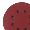 10Pcs 5 Inch 8-Hole Alumina Sanding Pad Sanding Sheet Polishing Sand Paper Sanding Discs Abrasive Polishing Tool For Metal Wood