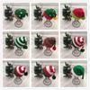 New Creative Knitted Cap Winter Warm Xmas Decoration Colorful Christmas Hat Unisex Simple Style Santa Adult Cap