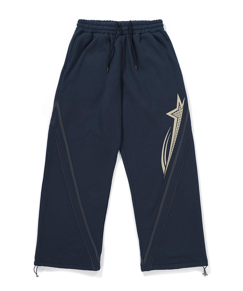 GAKKAI UNIONS Rising Sweat String Line Pants Navy
