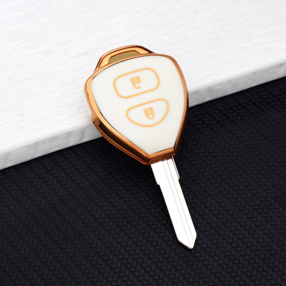 Protective Cover For Toyota Auris HiLux Corolla Fortuner Prado Verso Camry Reiz Yaris Vitz Vios Rav4 Ractis Car Key Case Holder