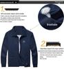 (Clearance) Men's Turn-Down Collar Business Casual Jacket - Spring/Autumn Solid Color Dad's Coat