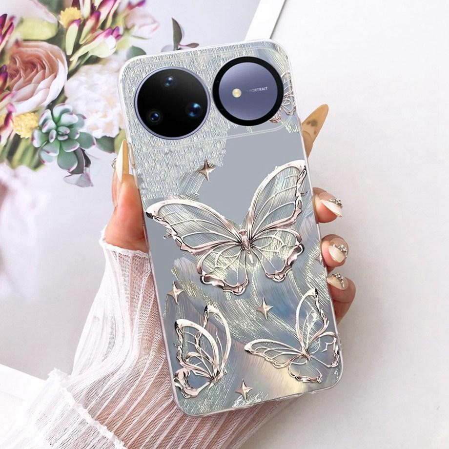 For Huawei Nova 15 Ultra 15 Pro Phone Case Soft Clear Silicone Back Cover Butterfly Dragon Cat Floral Painting Funda Nova15 Capa
