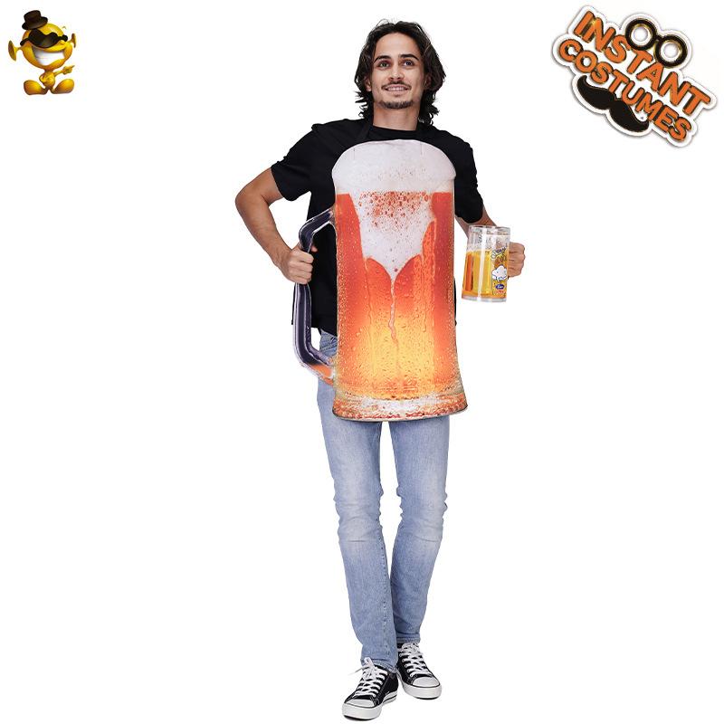 Carnival funny costumes beer festival clothes into men's and women's beer stage performance costumes