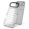 For iPhone 17 Air Case Stripe Design Anti-Slip Detachable TPU+PC Phone Cover