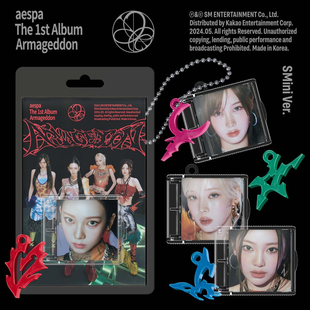

aespa - 1st Album: Armageddon [SMini Ver.] (Smart Album) [1 out of 4 randomly sent]