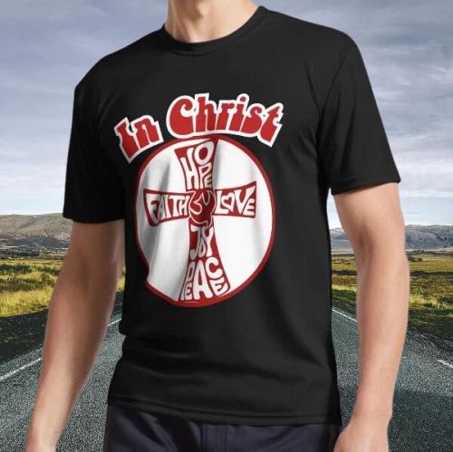 Новая футболка В Христе Активная футболка Смешная Размер S - 5XL 4XL