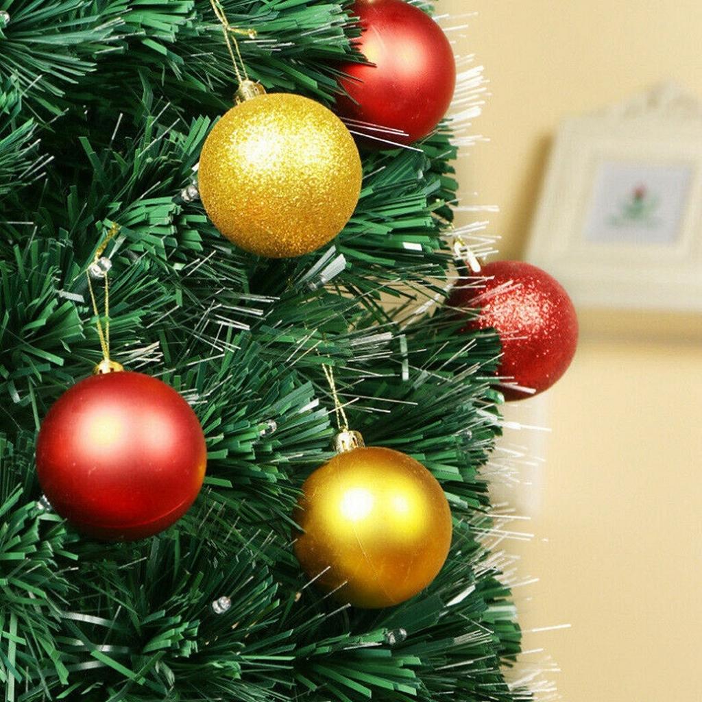 Trendy 36pcs Christmas Hanging Bauble Xmas Tree Balls In Styles