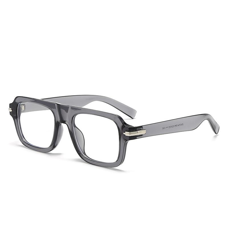 Oversized Square Reading Glasses for Men Women Luxury Brand Anti Blue Light Presbyopic Prescription Eyewear Black