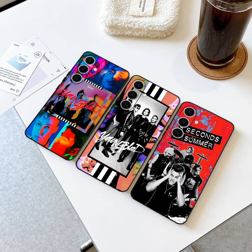 Seconds-of-Summers-5SOS Phone Case For Samsung S 24 Fe 25 Ultra Plus 20 Lite 21 30 22 23 24 22 Ultra 5G Fundas