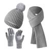 Cold Proof Gloves Elastic Woolen Hat Versatile Knitted Scarf  Windproof